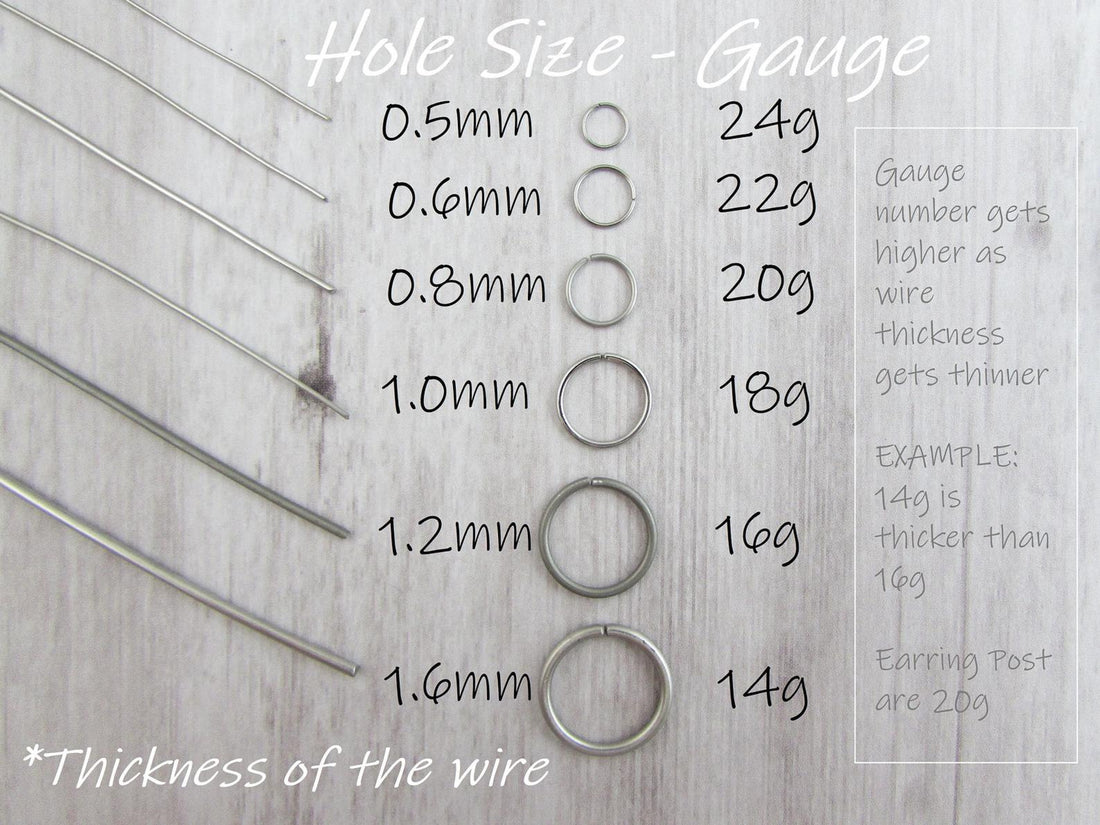 Common Gauges and Sizes for Initial Piercings