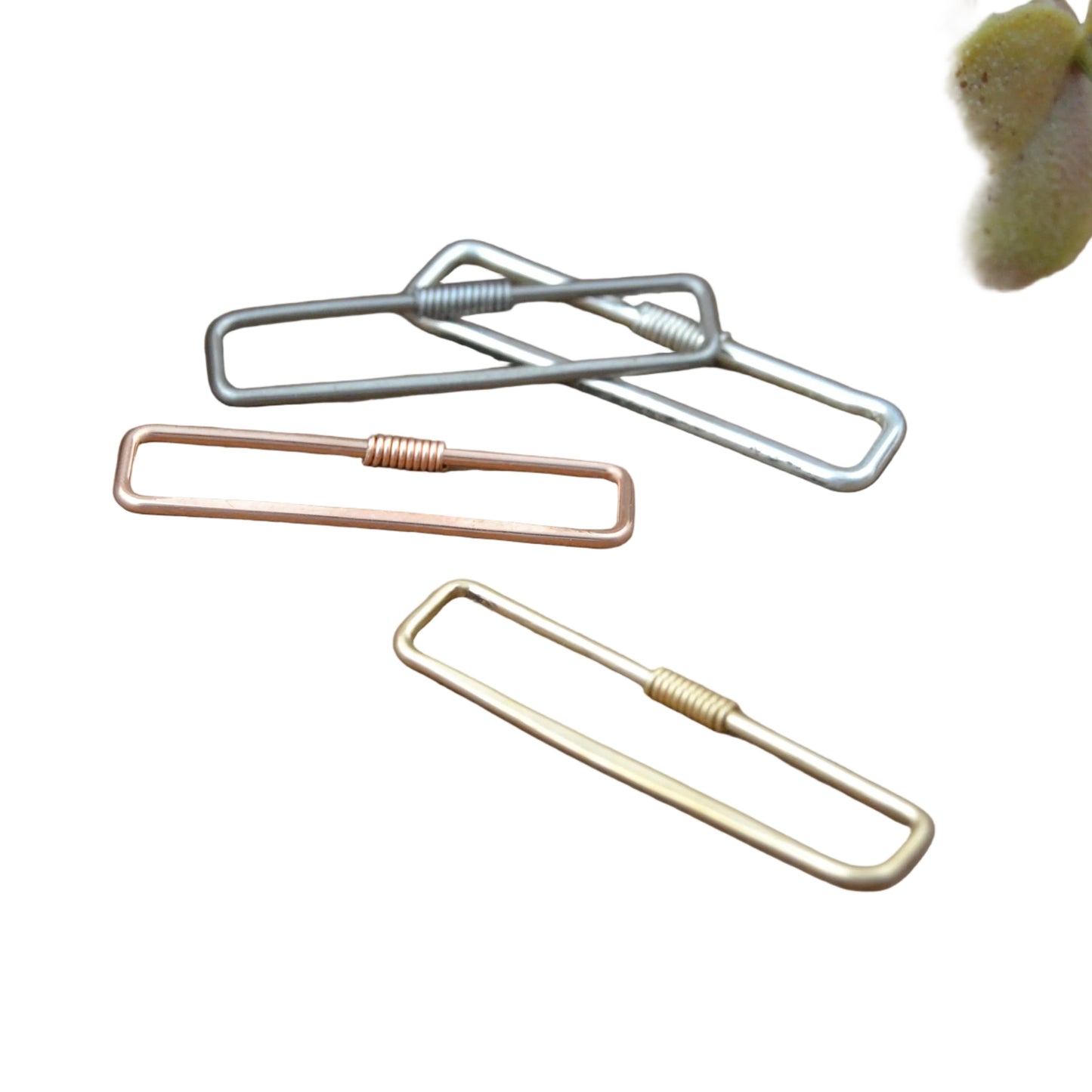 20ga Square 14k Gold Pierced Industrial Ear Bar