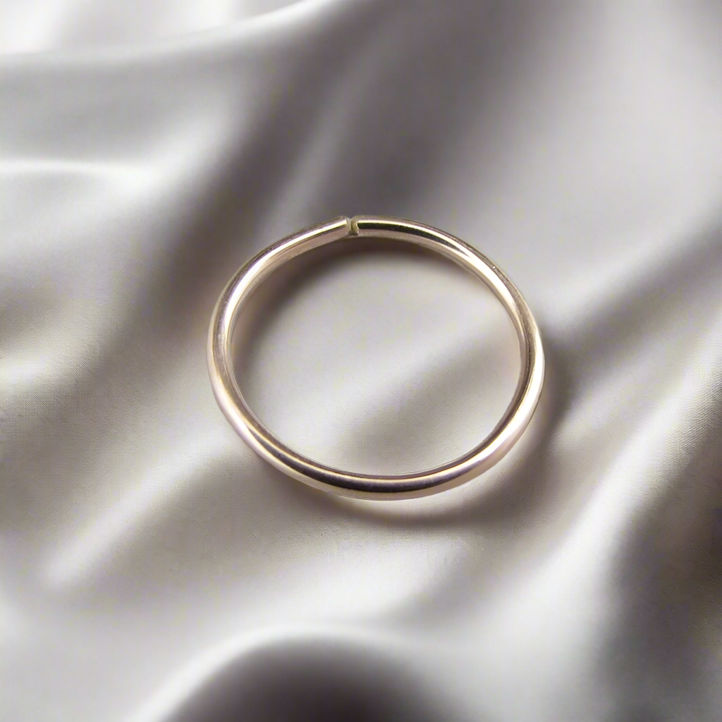18ga 14k Rose Gold Cartilage Earring