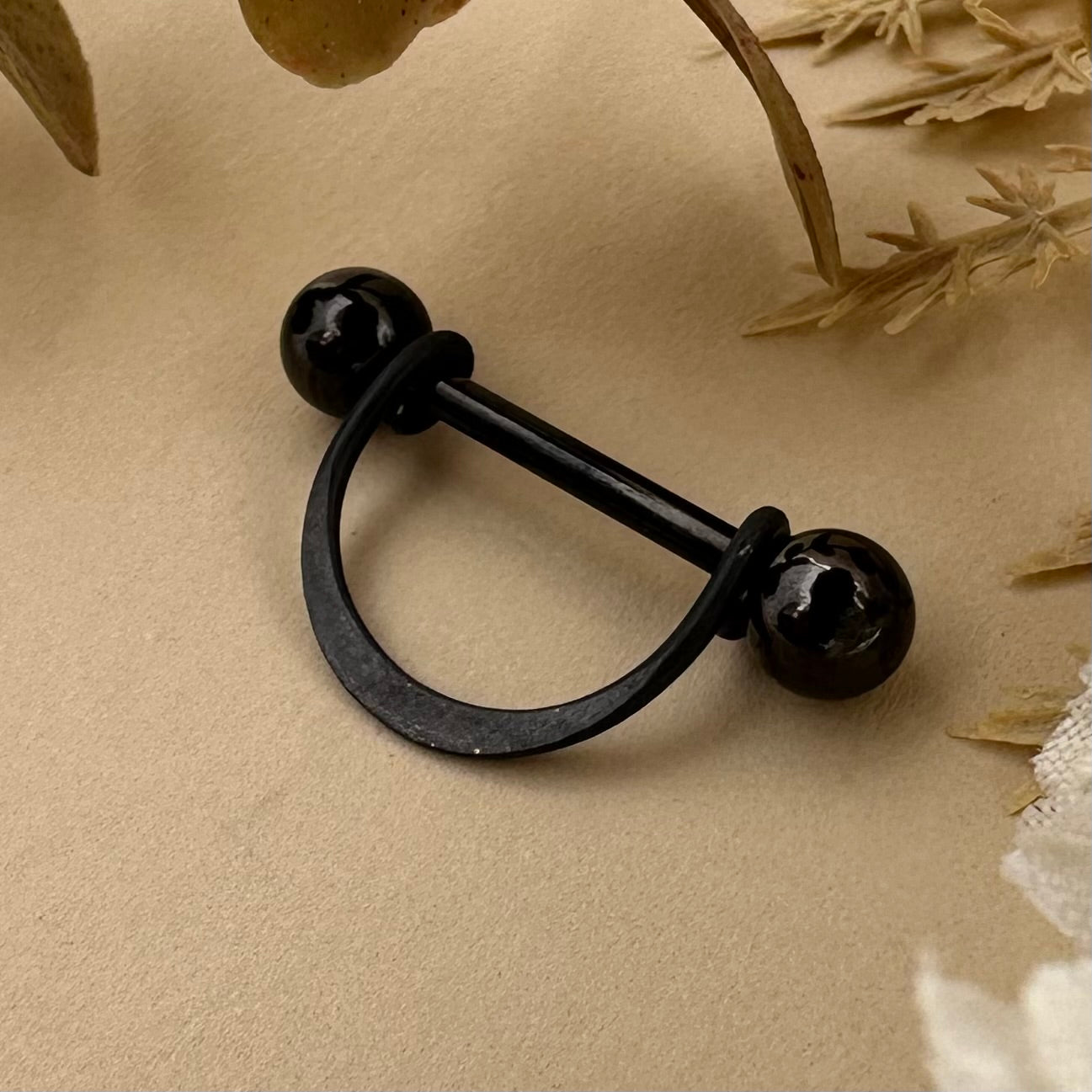 Chic Smooth Nipple Ring 316L Stainless Steel - 1pc