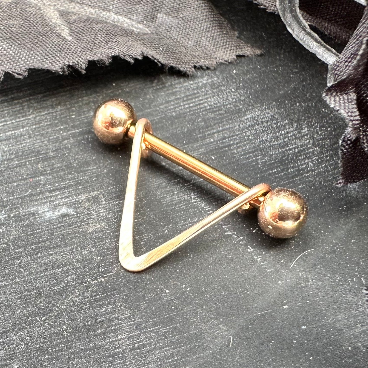 Chic V Smooth Nipple Ring 316L Stainless Steel - 1pc