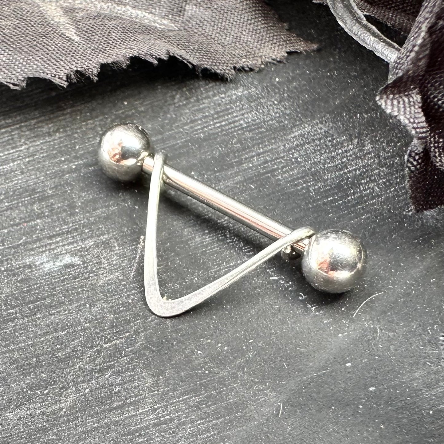 Chic V Smooth Nipple Ring 316L Stainless Steel - 1pc