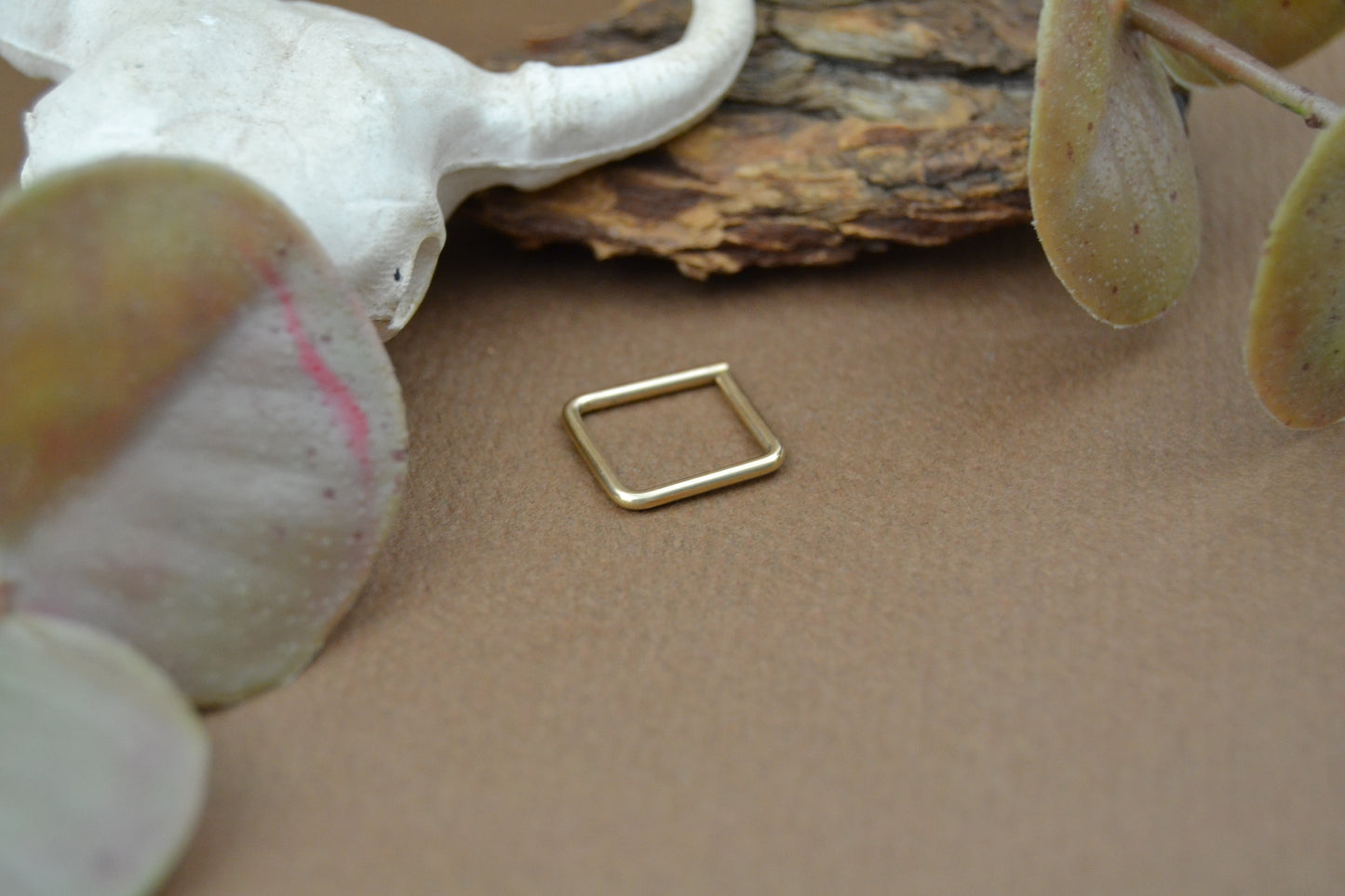 14ga Square Seamless Nipple Ring