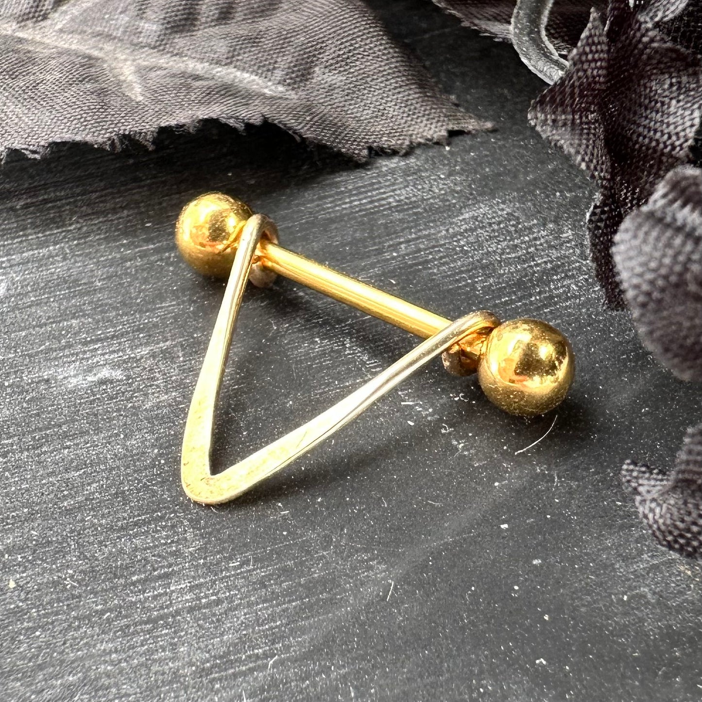 Chic V Smooth Nipple Ring 316L Stainless Steel - 1pc