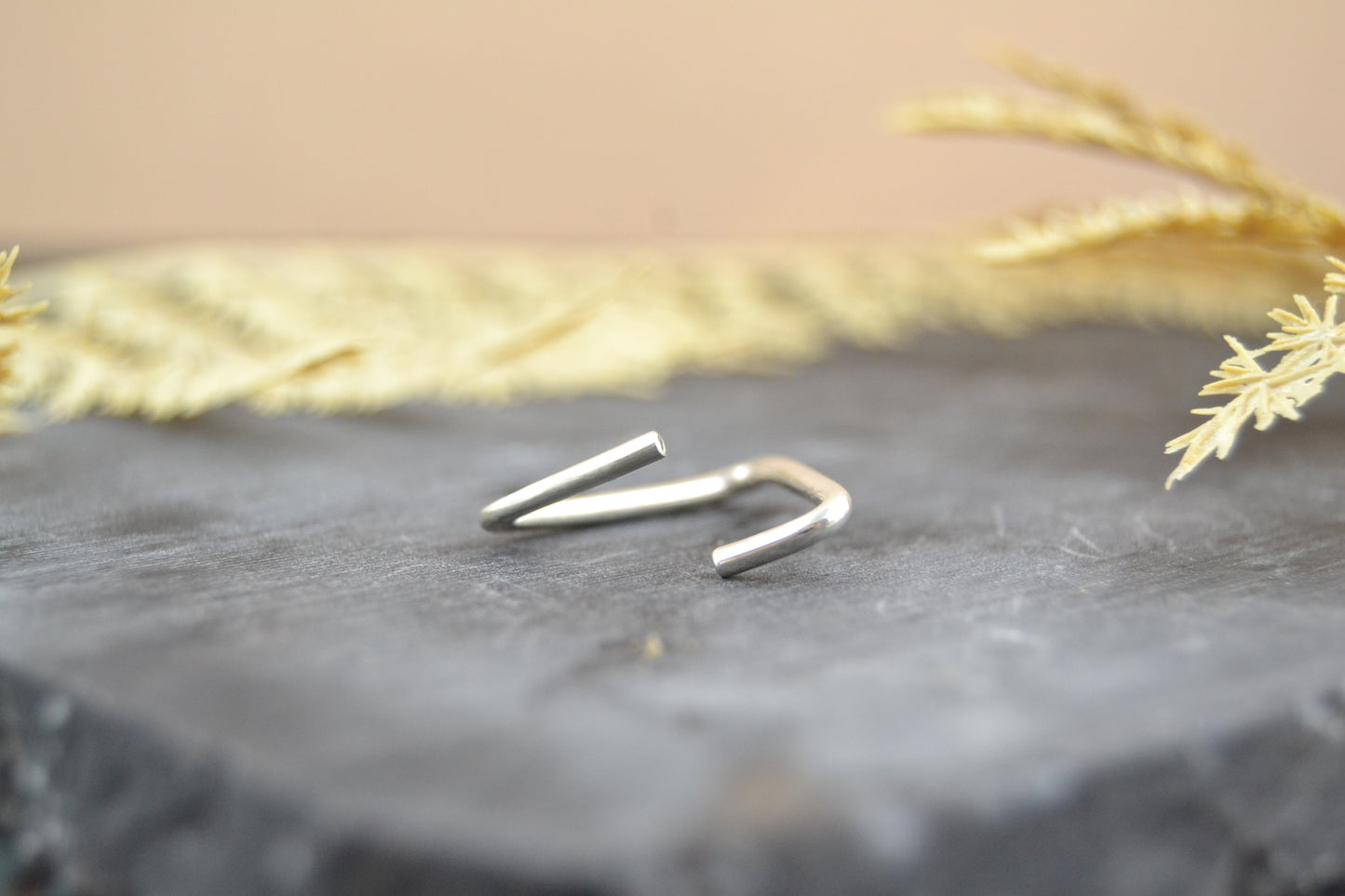 V Textured Nipple Ring - 1pc