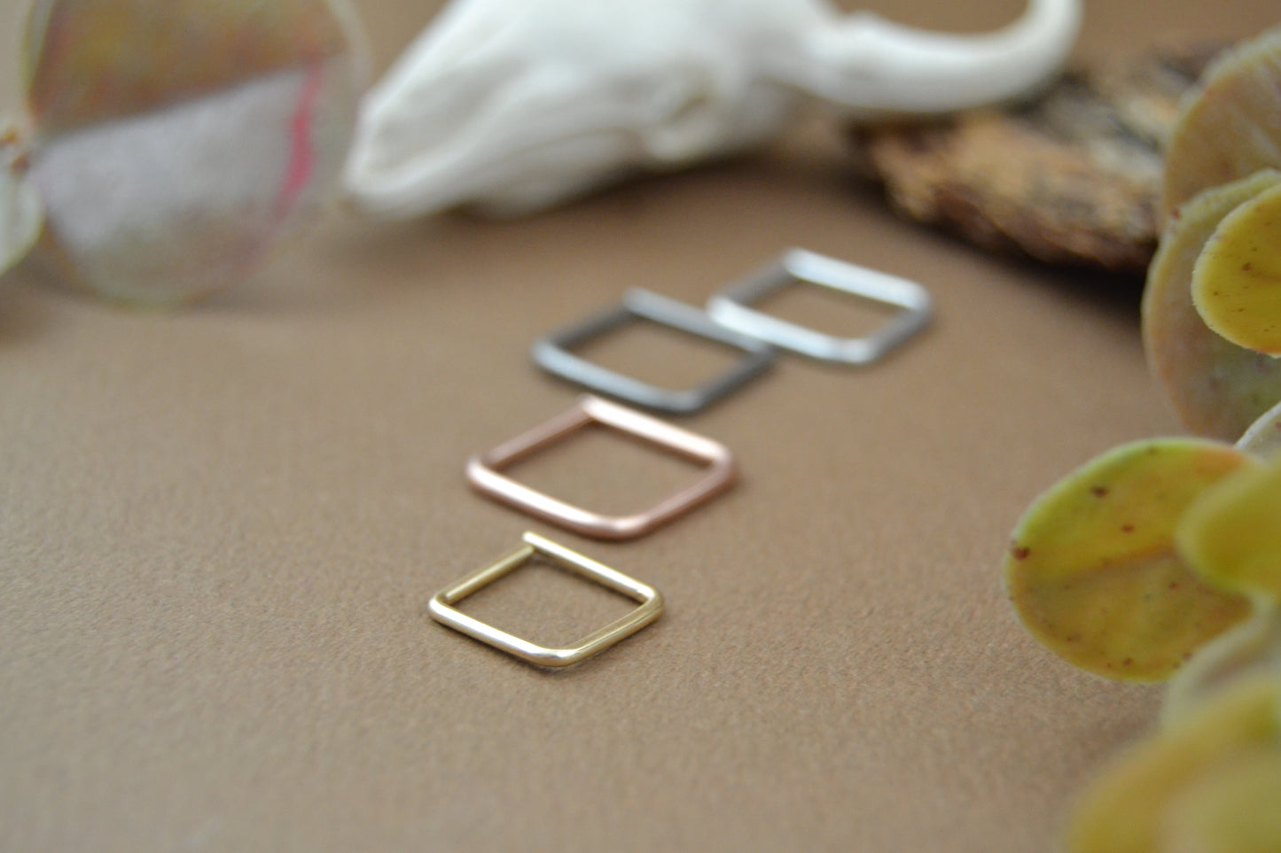 14ga Square Seamless Nipple Ring