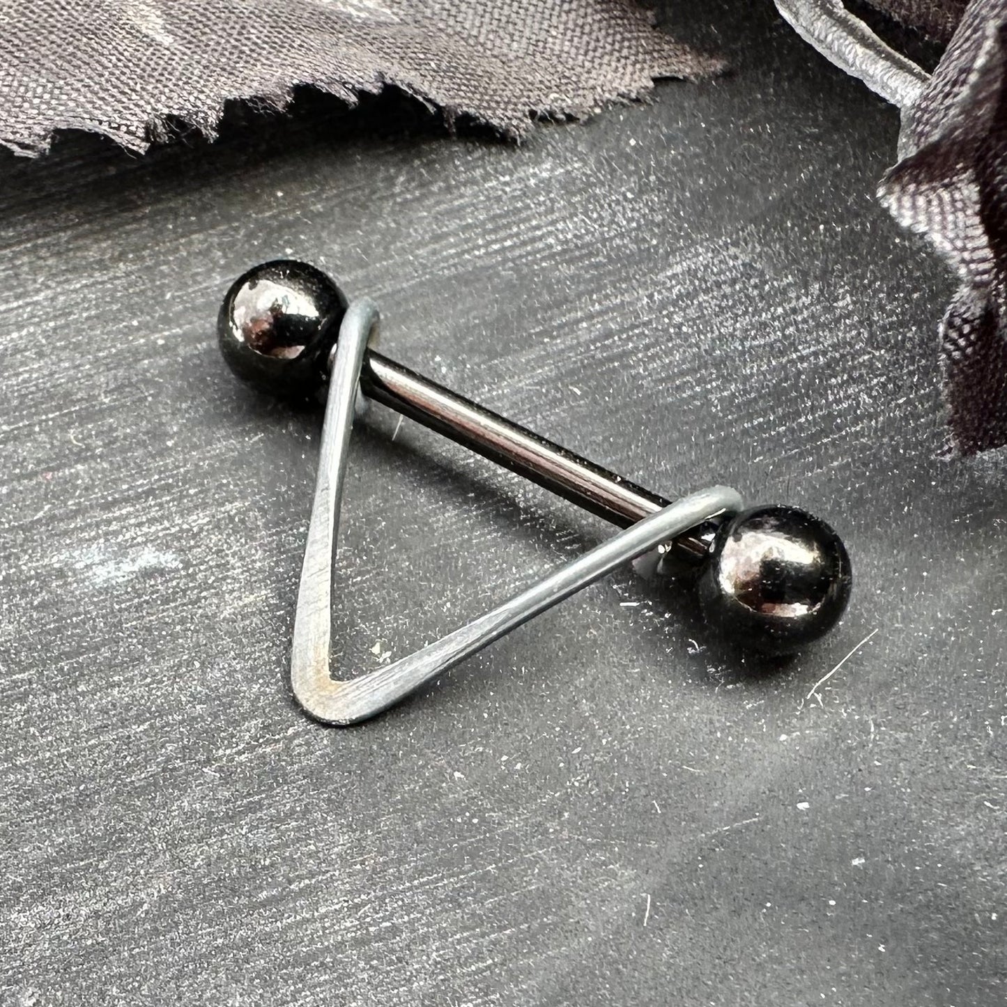 Chic V Smooth Nipple Ring 316L Stainless Steel - 1pc
