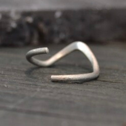 V Smooth Conch Earring 316L Stainless Steel