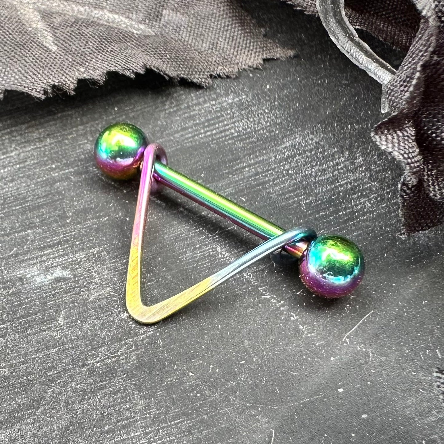 Chic V Smooth Nipple Ring 316L Stainless Steel - 1pc