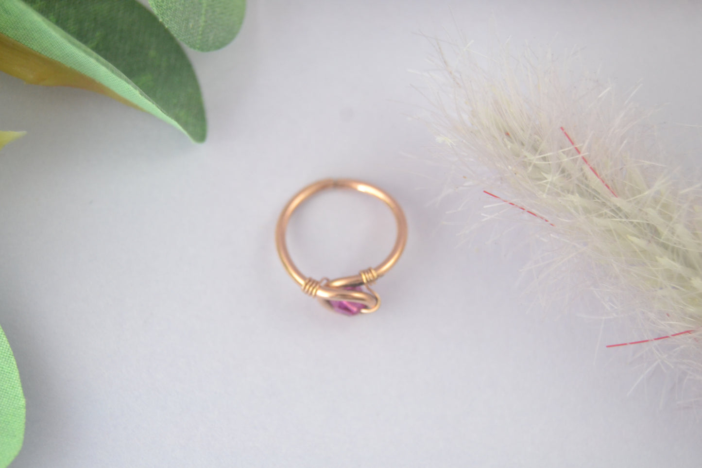 Loop Crystal Cartilage Hoop - Rose Gold Fill