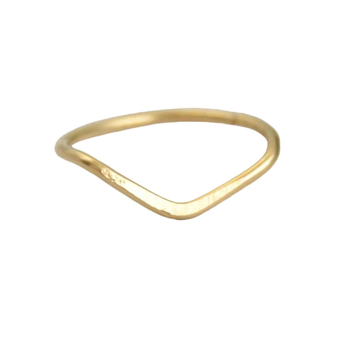 V Smooth Conch Earring Yellow Gold Fill