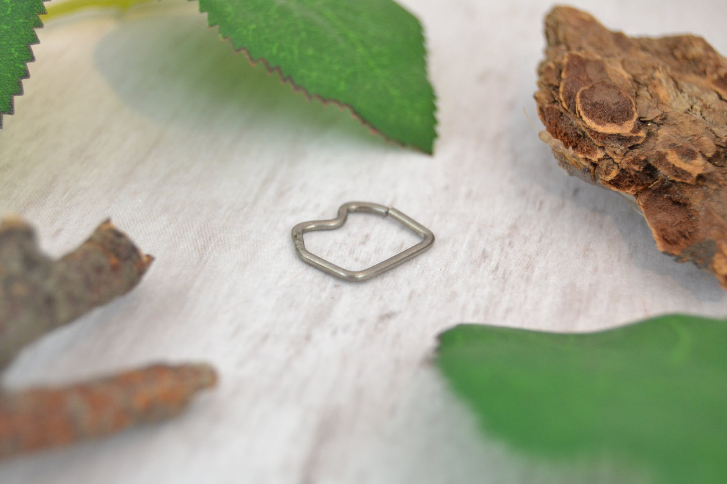 Mountain Niobium Textured Seamless Nipple Ring