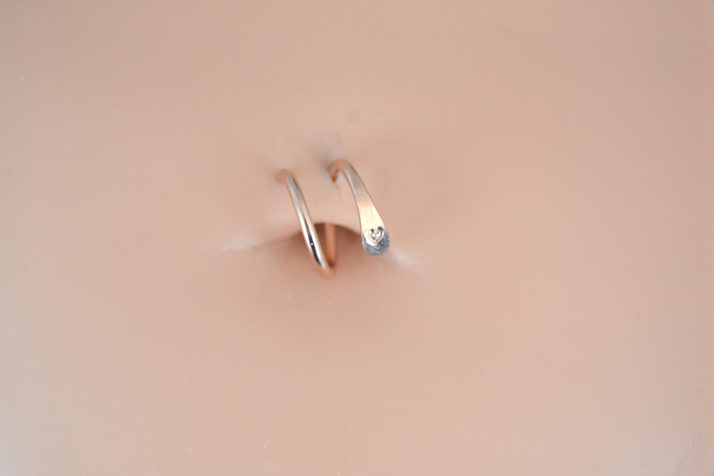 Love 14k Gold Spiral Belly Ring