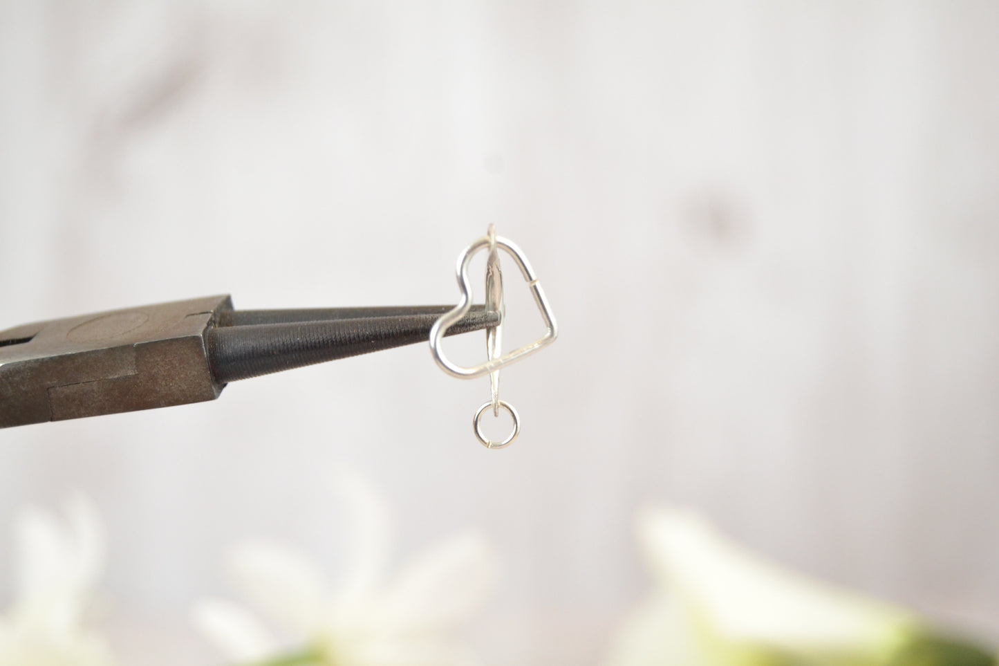 Heart Dangle 14k Gold Belly Ring