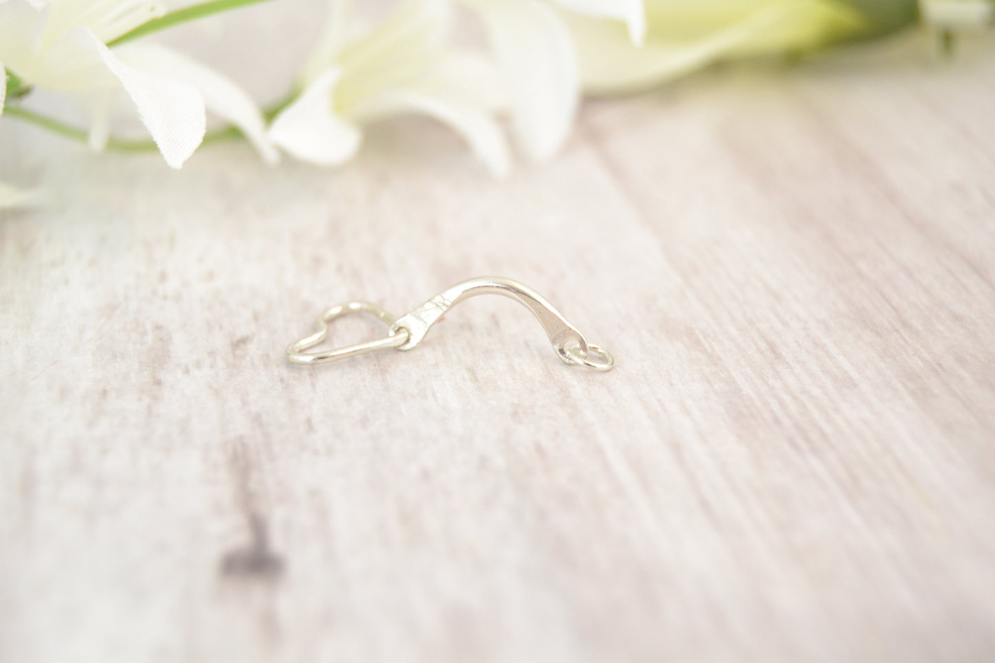 Heart Dangle 14k Gold Belly Ring