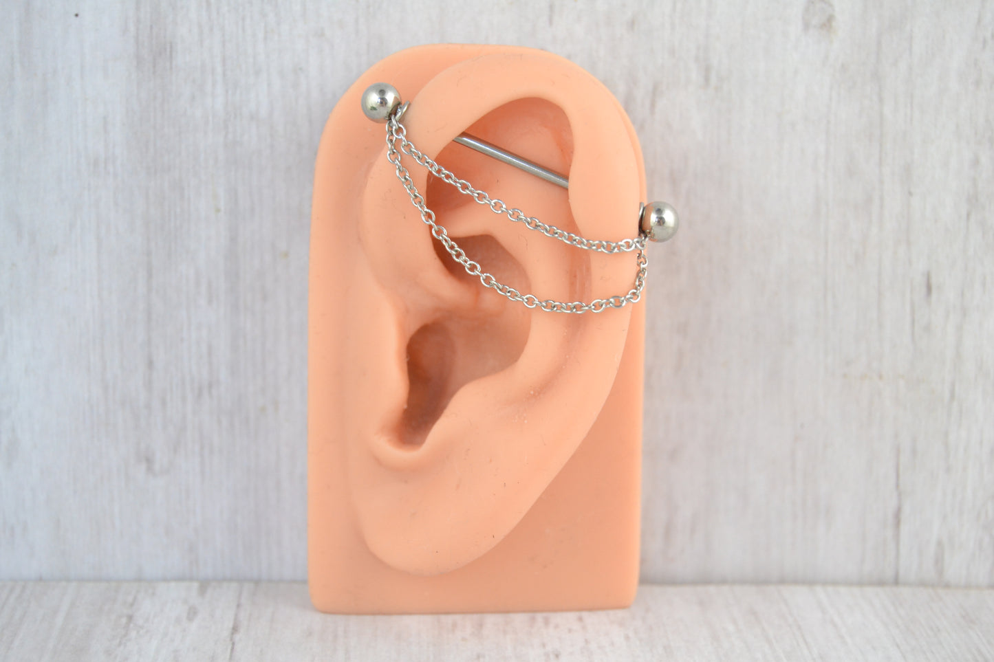 Chain 316L Stainless Steel Layered Cable Industrial Barbell