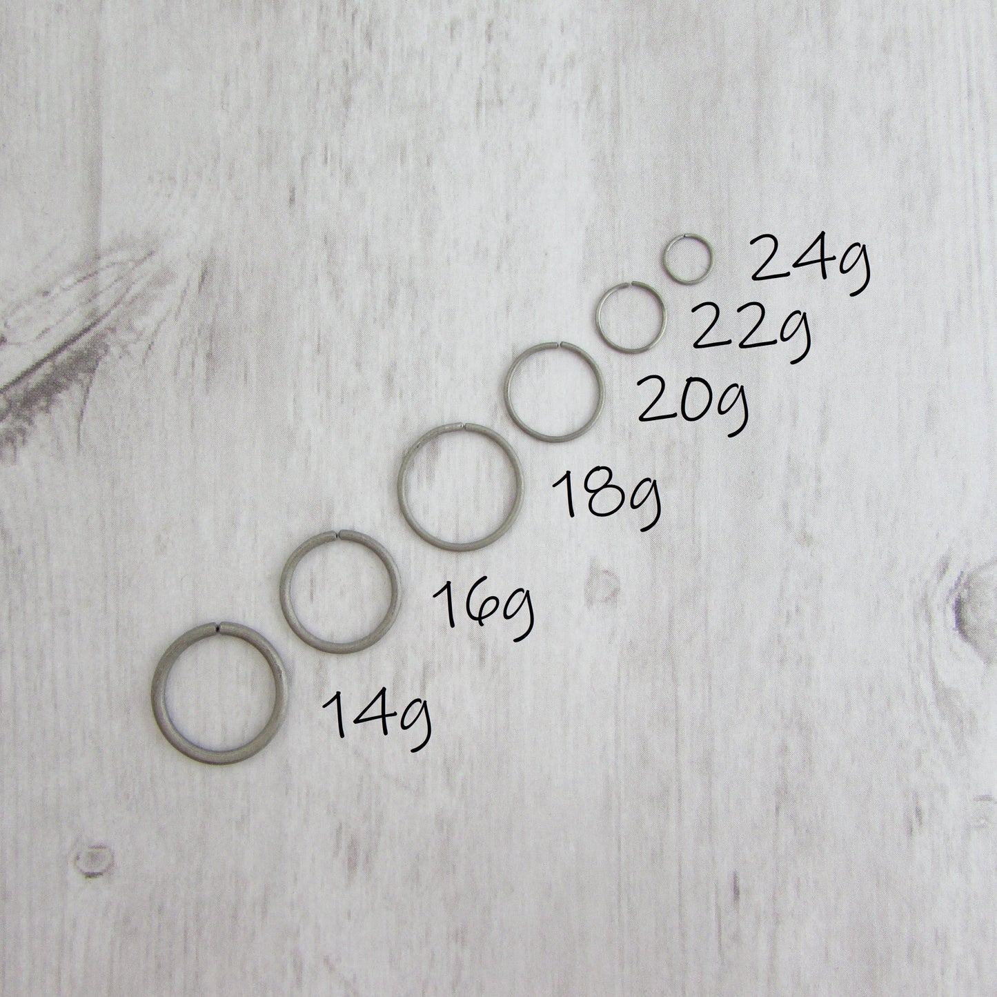 Titanium Unpolished Cartilage Earring