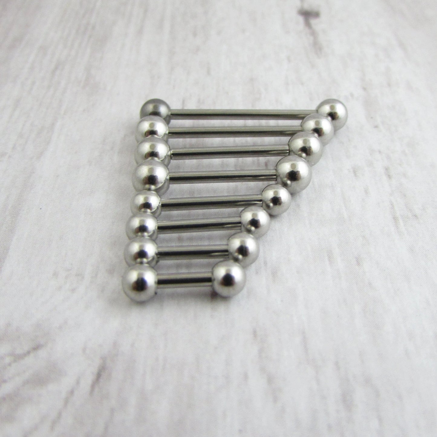316L Stainless Steel Straight Barbell