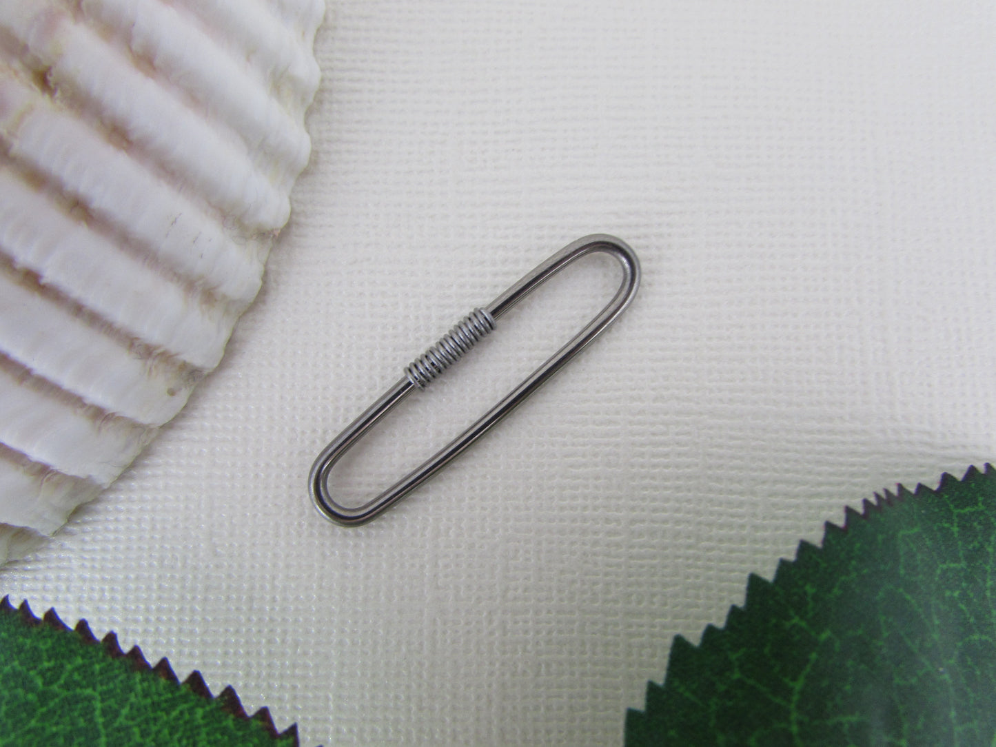 Niobium Pierced Industrial Ear Bar