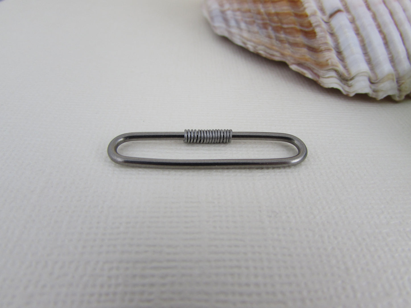 Niobium Pierced Industrial Ear Bar