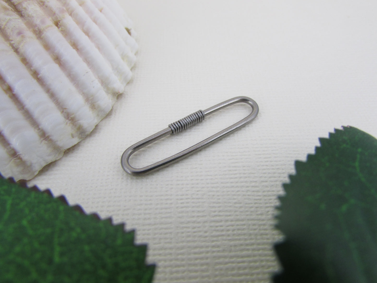 Niobium Pierced Industrial Ear Bar
