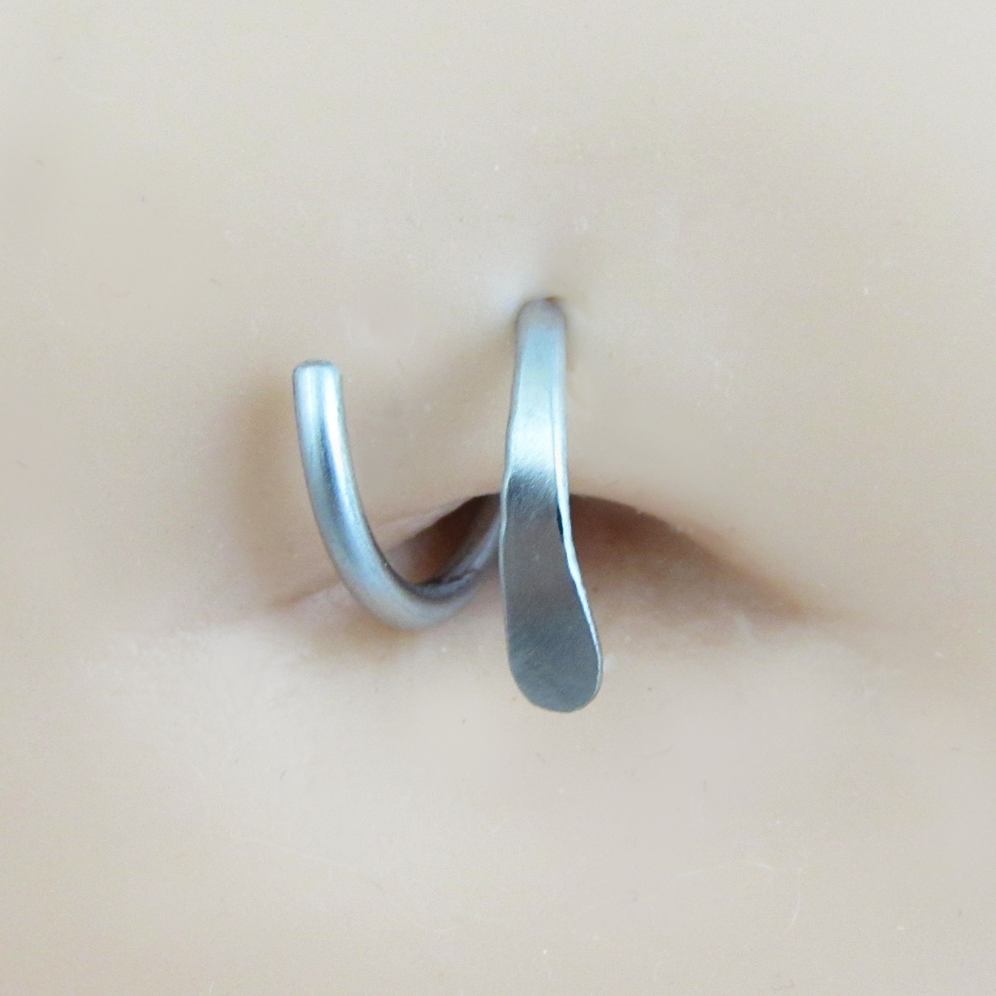 316L Stainless Steel Spiral Belly Ring