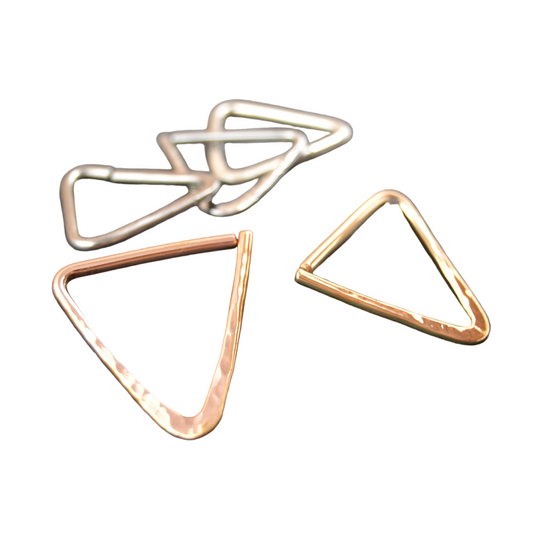 V Textured Nipple Ring - 1pc