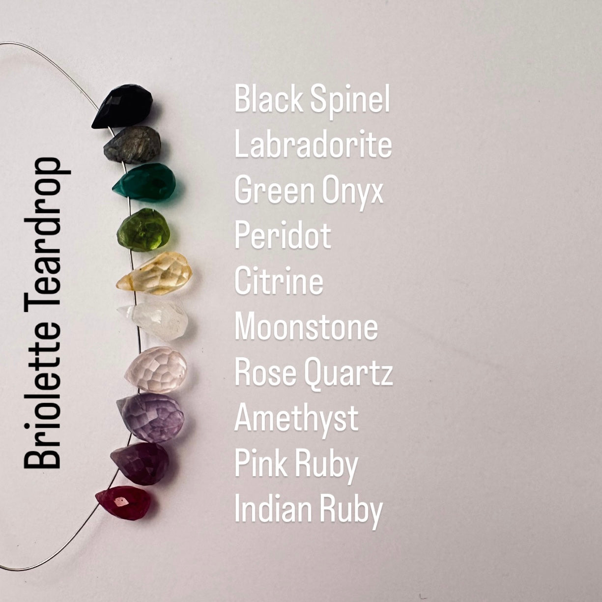 Grecian Briolette Dangle Seamless Nipple Ring - 316L Stainless Steel