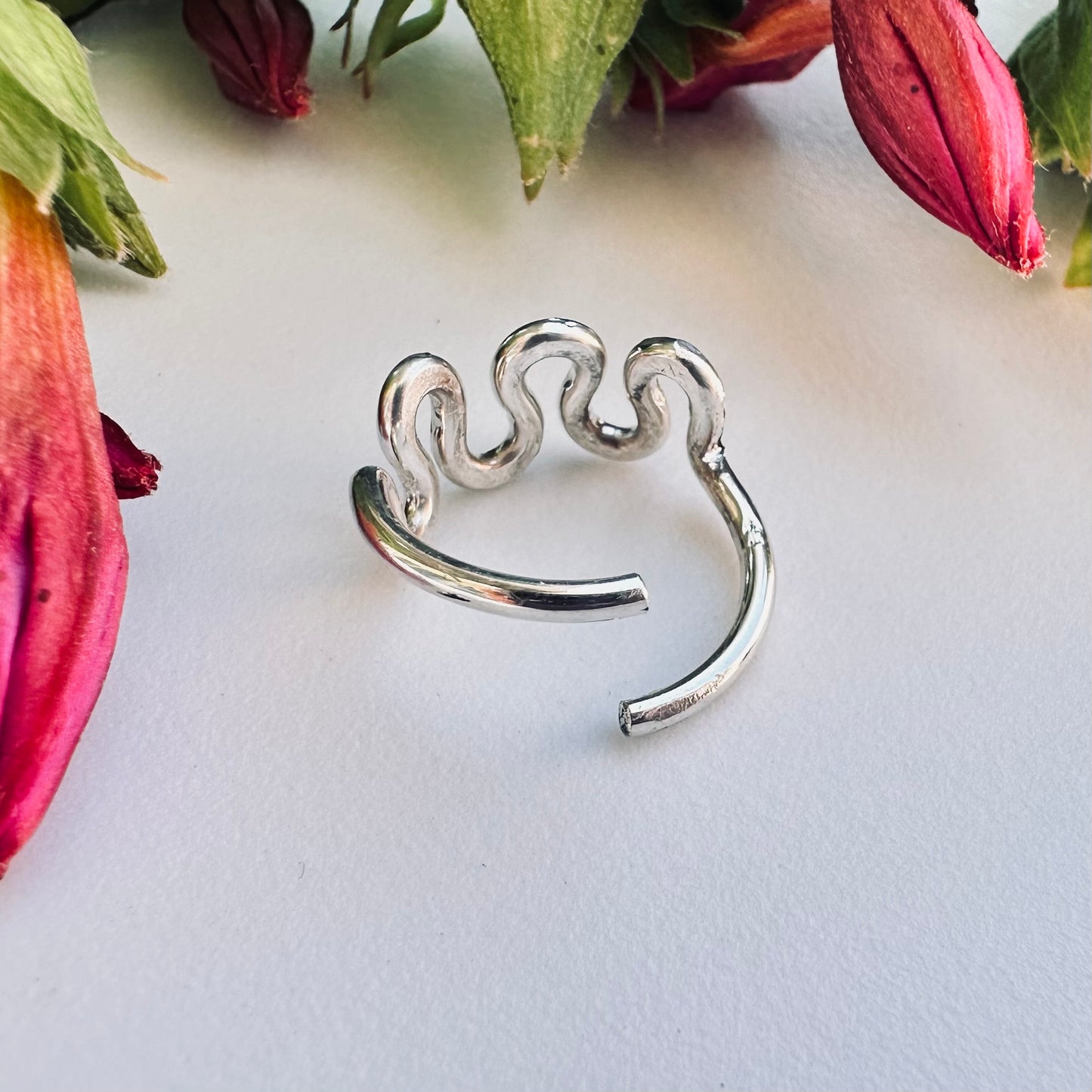 Squiggly Cartilage Hoop - 22ga 20ga 18ga 16ga 14ga