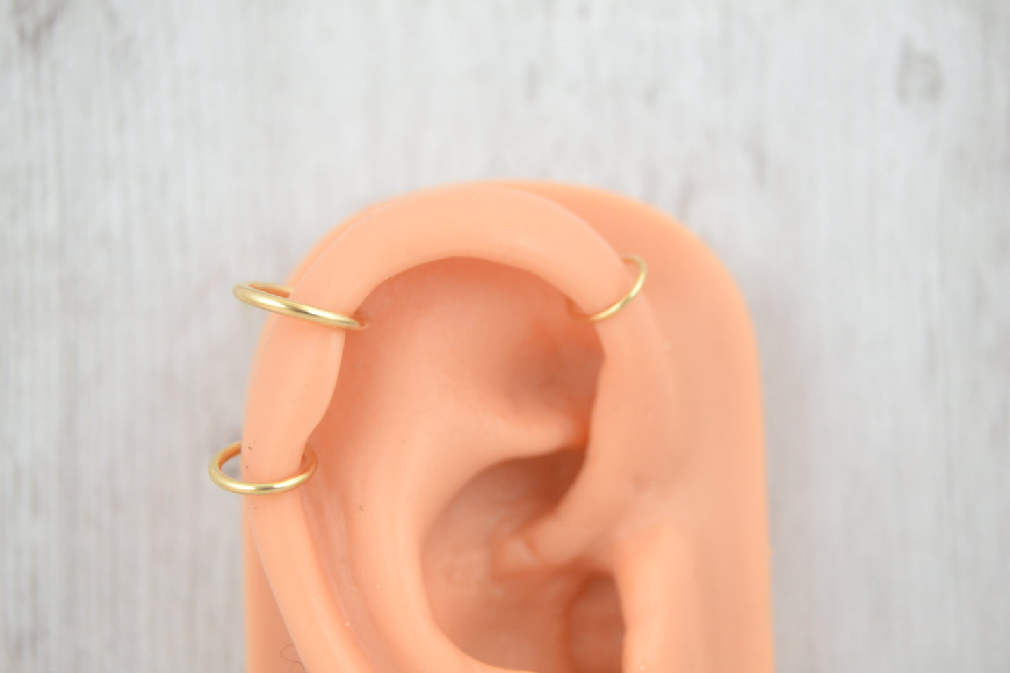 22ga 14k Yellow Gold Cartilage Earring