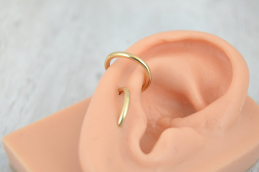 16ga 10k Yellow Gold Cartilage Earring