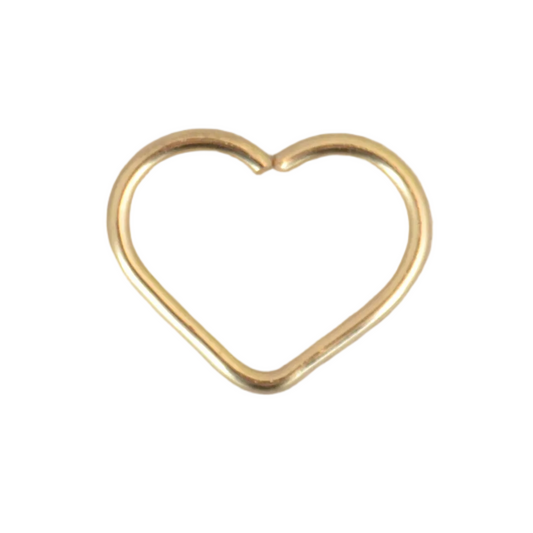 Heart 14k Yellow Gold Seamless Ring