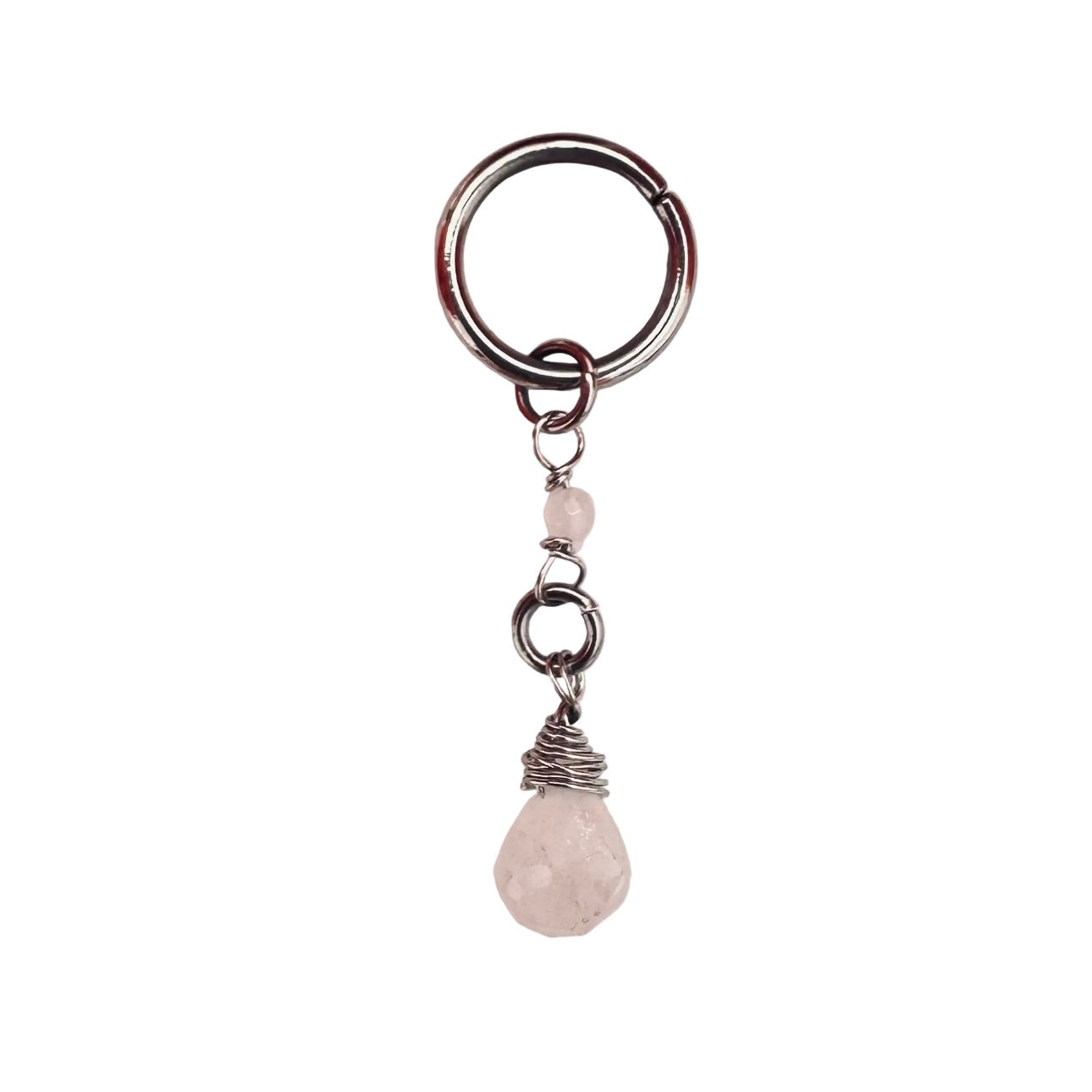 Grecian Briolette Removable Long Dangle Cartilage Hoop - 316L Stainless Steel