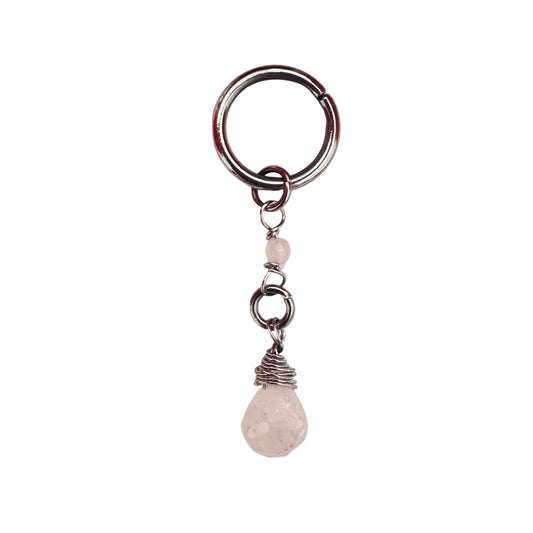 Grecian Briolette Removable Long Dangle Cartilage Hoop - 316L Stainless Steel