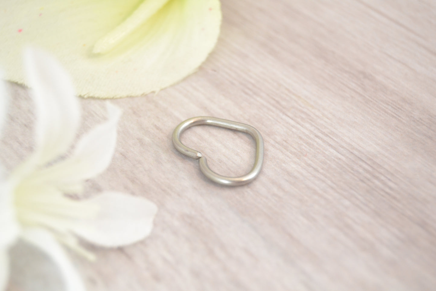 Heart 316L Stainless Steel Seamless Ring