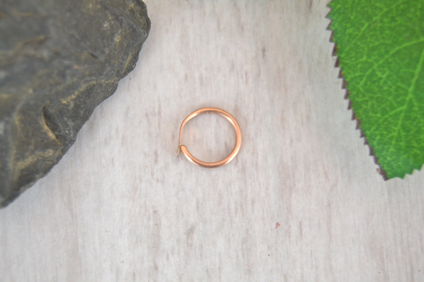 Hammered Gold Fill Seamless Ring