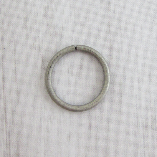 Titanium Seamless Ring - Natural Unpolished
