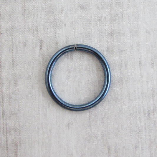 Niobium Seamless Ring - Blue