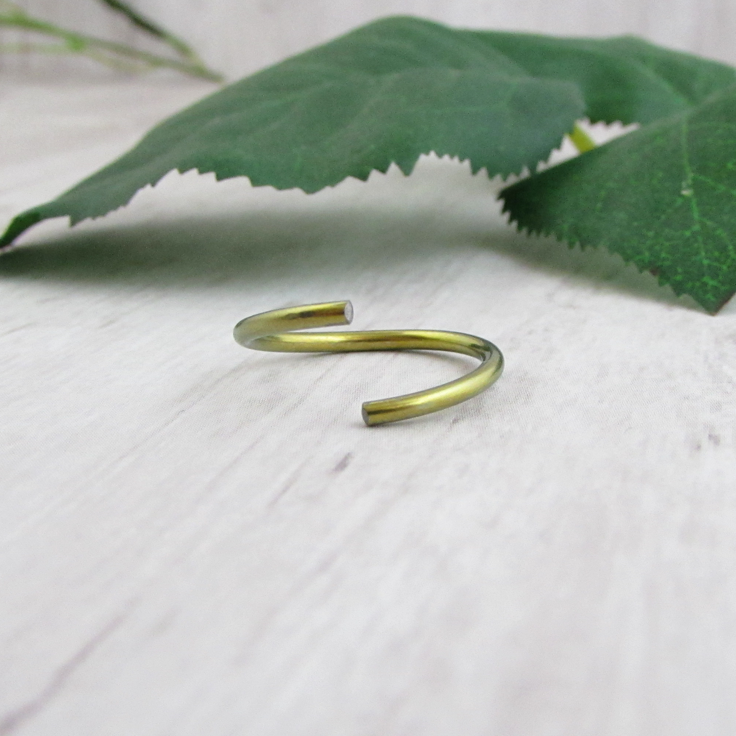 Niobium Seamless Ring - Gold
