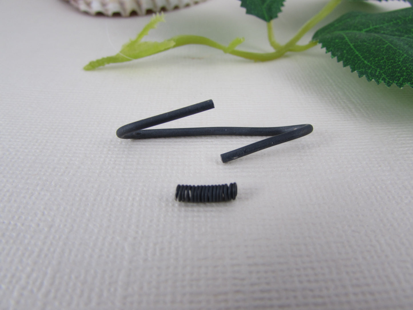 Niobium Black Pierced Industrial Ear Bar